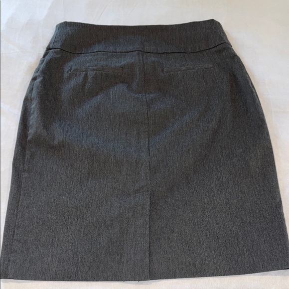 Reitmans Skirt Gray Mini Pencil Work Office Professional Business Women’s Sz 9 - Picture 6 of 10